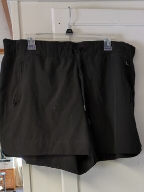 90 Degree By Reflex Black Athletic Drawstring Shorts